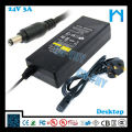 Adaptador 72W 24VDC 3A para alto-falante, motor, tira LED, caixa de luz LED, etc. com UL CUL SAA GS FCC CE